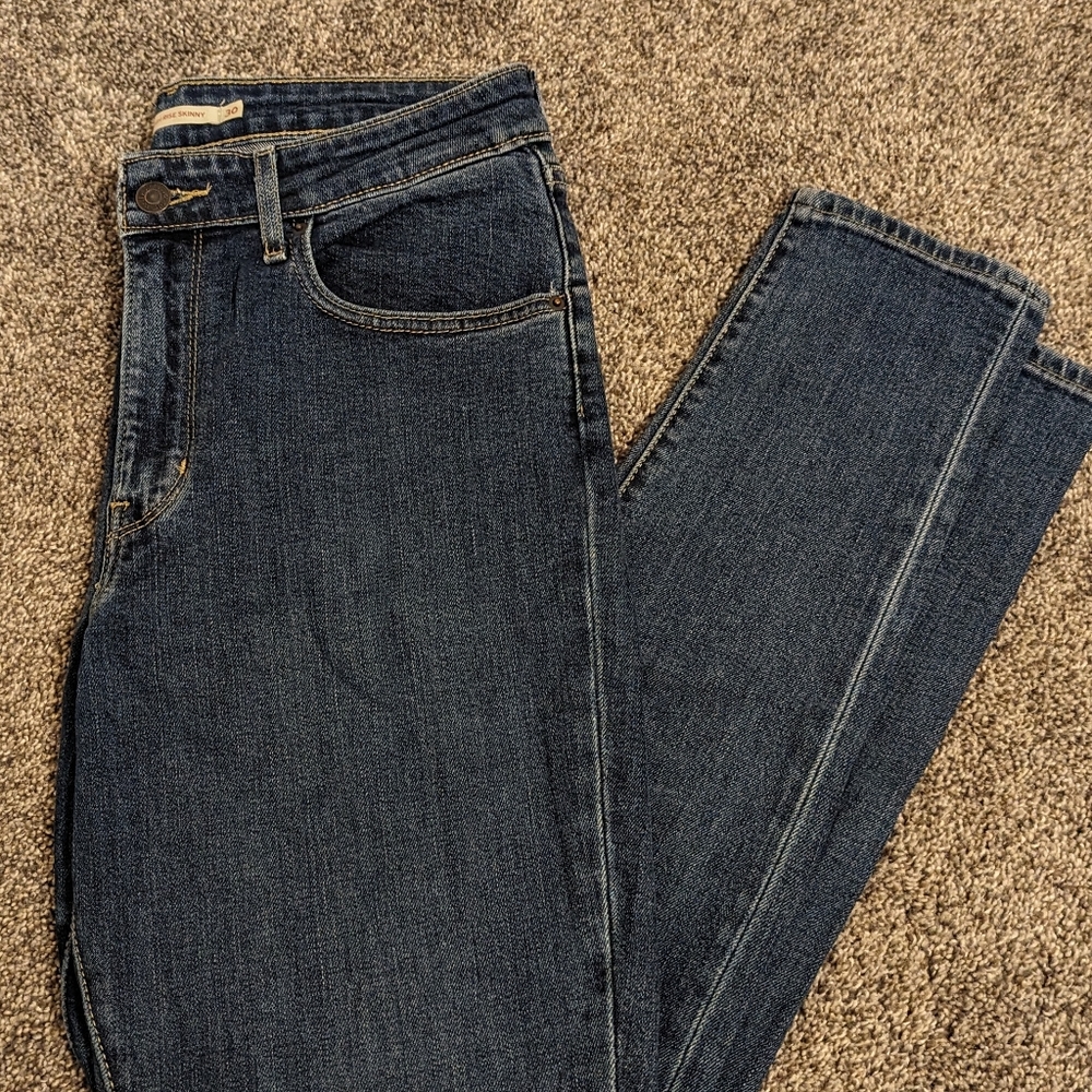 Women's Levi 721 High Rise Skinny Jeans, size 30